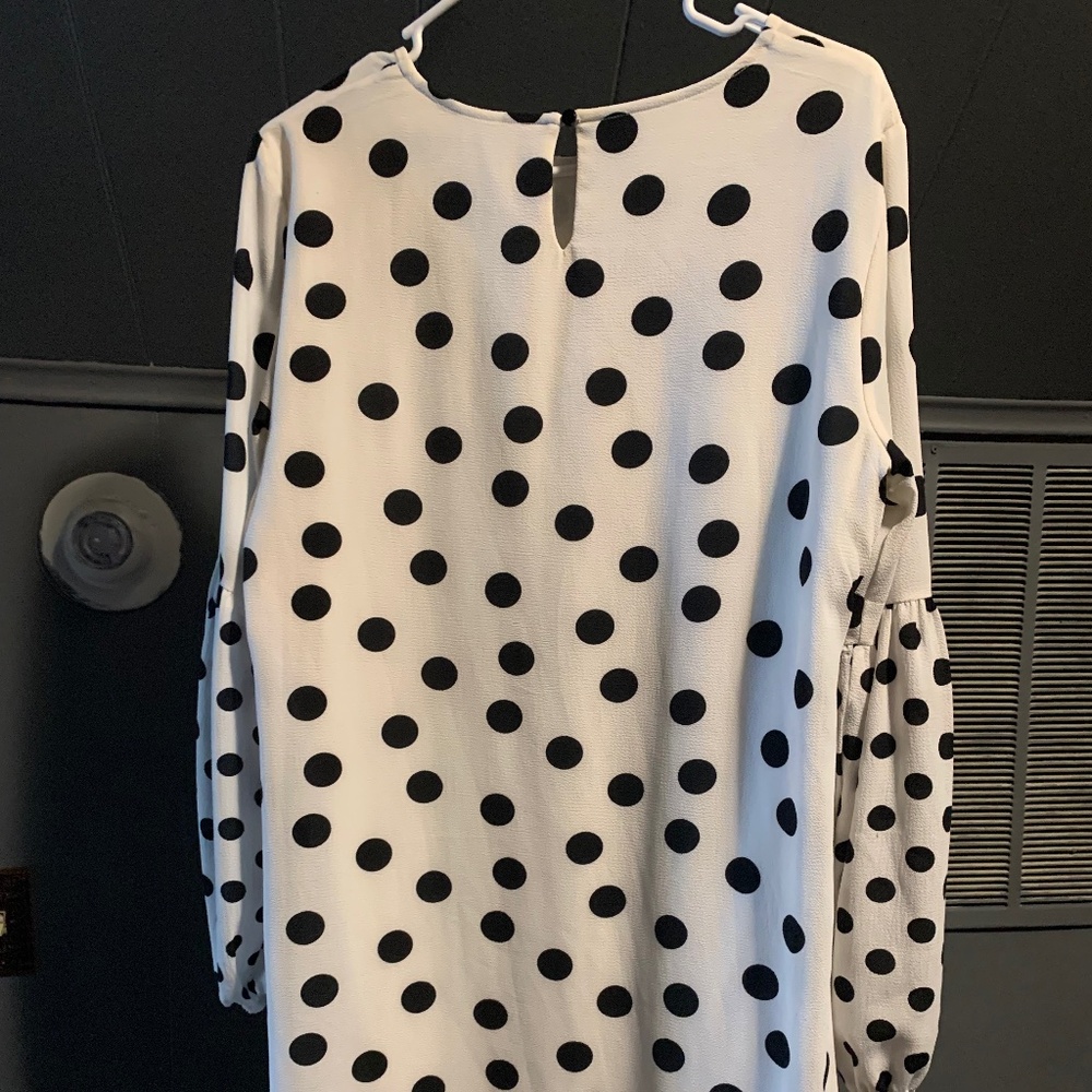 Est 1946 pokadot knee dress